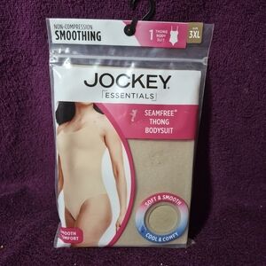 Jockey Seamfree Thong Bodysuit - Nude 3XL